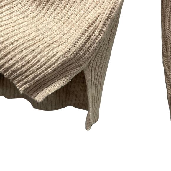 Madewell Thompson Pullover Pocket Sweater Tan Light Brown M - Picture 3 of 8